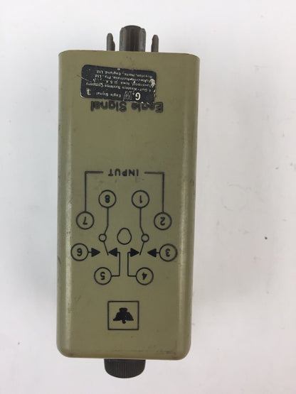 GW EAGLE SIGNAL CG10A6 TIME DELAY RELAY 120V 60HZ 10 SECONDS