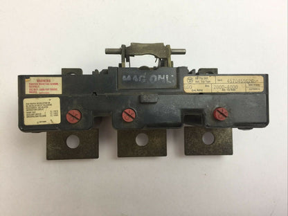 WESTINGHOUSE 457D455G26 AB TRIP UNIT 800AMP 3POLE INST TRIP 2000-4000A