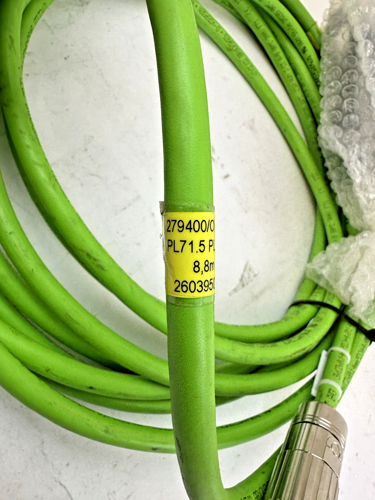 SAB BROCKSKES 279400/OP247 SERVO FEEDBACK CABLE 8.8M WIELAND 24-PIN CONNECTOR