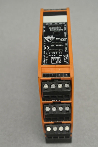 IFM AC2251 INTERFACE MODULE / 31.6VDC, 250mA / 20-30VDC, 700mA/CH / 2A TOTAL
