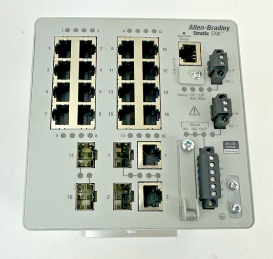 ALLEN BRADLEY 1783-BMS20CGP ETHERNET MANAGED SWITCH SER.A DIR/VER:10003638424/00