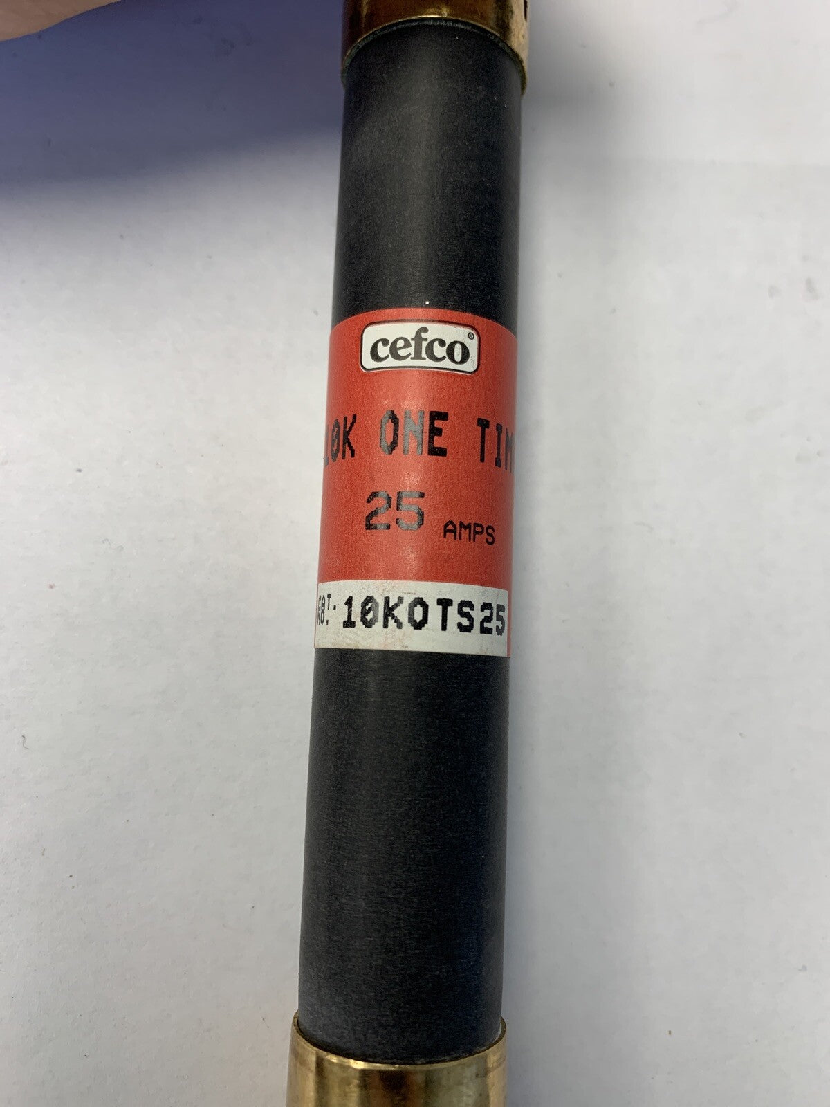 Cefco 10KOTS25 25A 600V Class H Fuse "Lot of 3"