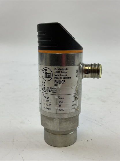 IFM PN5002 PRESSURE SENSOR 18-36VDC 250mA