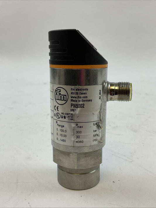 IFM PN5002 PRESSURE SENSOR 18-36VDC 250mA