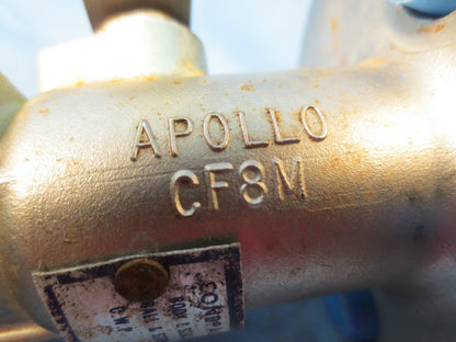 APOLLO CONBRACO FLANGED BALL VALVE BODY CF8M RTFE - 316 STAINLESS 150, 1/2"