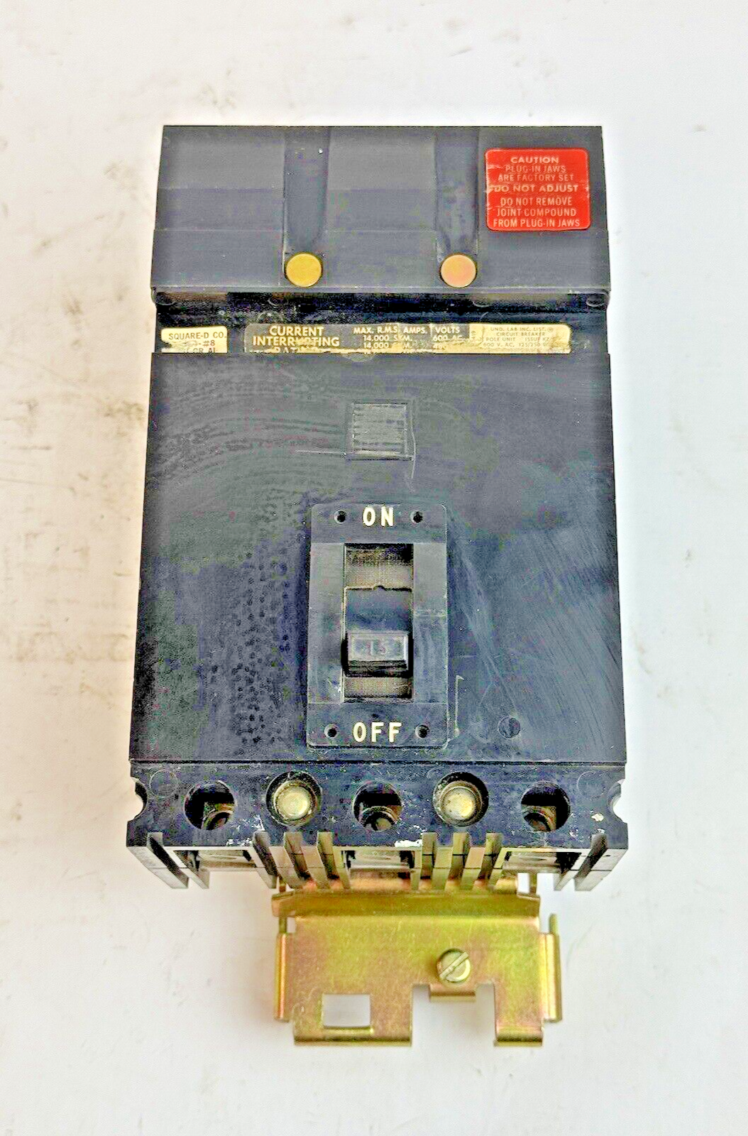 SQUARE D  FA-36015  I-LINE MOLDED CIRCUIT BREAKER  15 AMP 3P 600 VAC