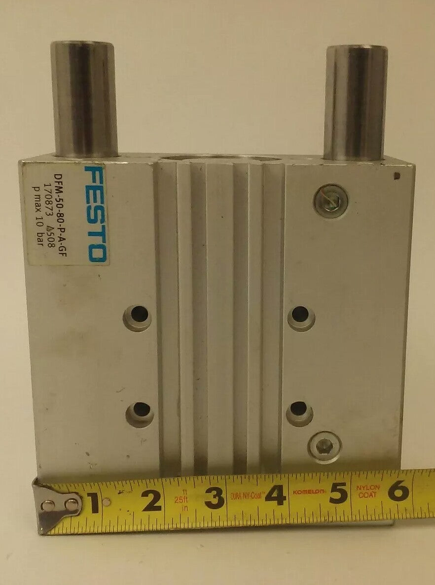 FESTO DFM-50-80-P-A-GF AIR CYLINDER DFM-50-80, PMAX= 10BAR, DFM5080PAGF
