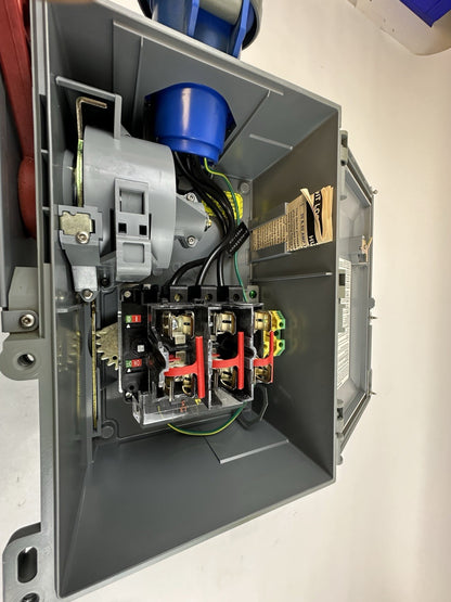 HUBBELL HBL460MIF9W PIN & SLEEVE MECHANICAL INTERLOCK 60A 240VA