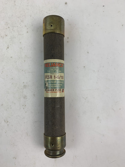 Brush Time-Delay Dual-Element ECSR1-6/10 1 6/10A 600V Fuse "Lot of 10"