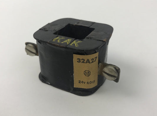 ALLEN BRADLEY 32A27 COIL 24V @ 60HZ, NEW NO BOX, INSPECTED