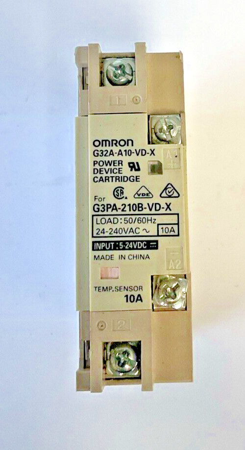 OMRON G3PA-210B-VD-X POWER DEVICE CARTRIDGE 240VAC 50/60HZ 10A