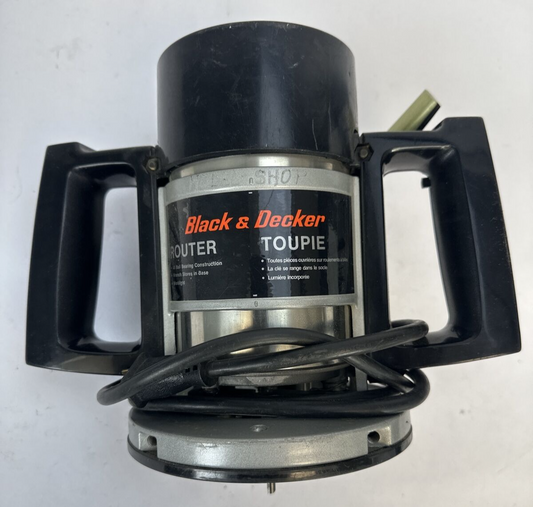 BLACK & DECKER 7614-04 TYPE 3 ROUTER 120VAC 25,000RPM T/mm