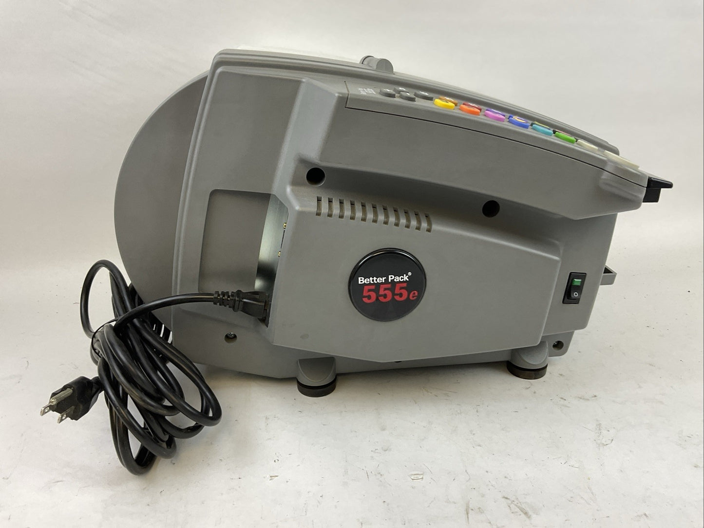 BETTER PACK 555e MODEL BP555eS 115VAC 60HZ 4AMP ELECTRONIC KRAFT TAPE DISPENSER