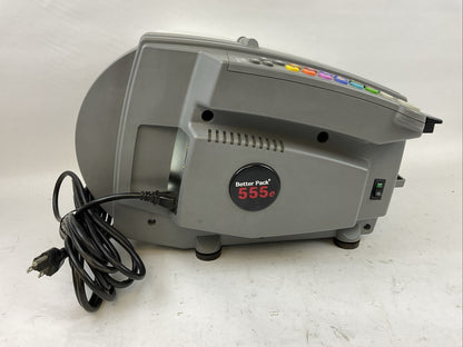 BETTER PACK 555e MODEL BP555eS 115VAC 60HZ 4AMP ELECTRONIC KRAFT TAPE DISPENSER