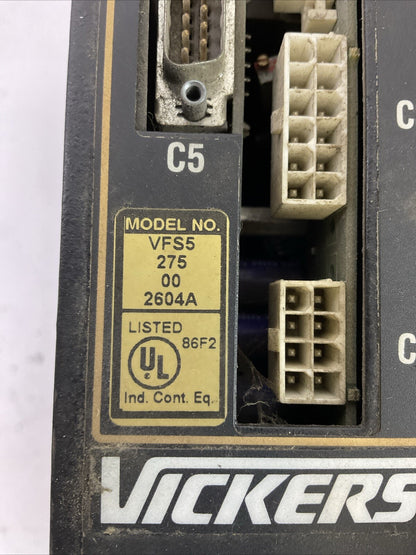VICKERS VFS5 275 00 2604A POWER SUPPLY OUTPUT 230VAC 55AMP/PHASE INPUT 310VDC