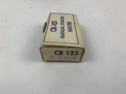 General Electric CR123 H4.10A Manual Starter Heater "Lot of 6"