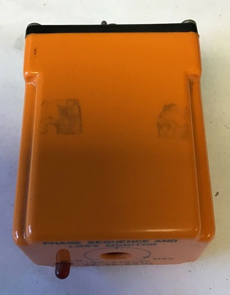 WATSCO ELA-230-ASA PHASE SEQUENCE AND LOSS MONITOR 190-270VAC 5A