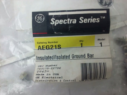 GENERAL ELECTRIC, SPECTRA SERIES, AEG21S, INSULATED/ISOLATED GROUND BAR KIT,MOD1