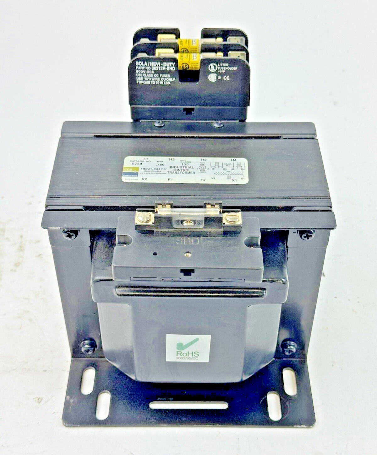 EGS - E750 - INDUSTRIAL CONTROL TRANSFORMER - KVA .750, 50/60HZ WITH FUSES