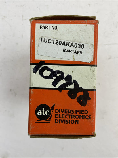 ATC TUC120AKA030 TIME DELAY RELAY 110/120V