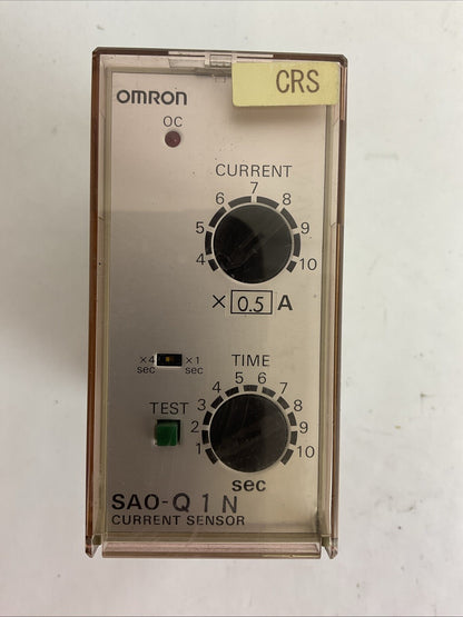 OMRON SAO-Q 1 N CURRENT SENSOR 100/110/120VAC