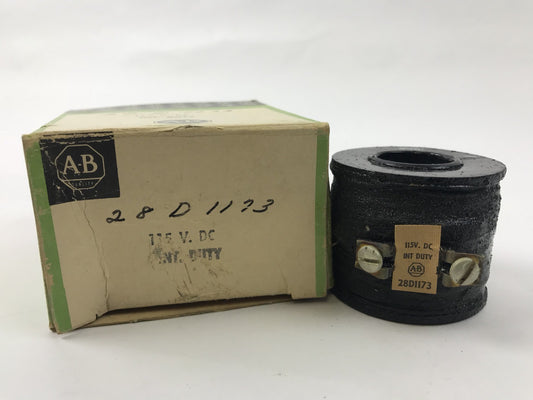Allen Bradley 28D1173 Coil New In Original Box 115 V D.C. INT DUTY