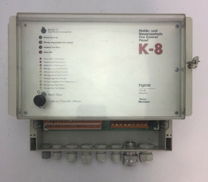 TOTAL WALTHER (UE-03)K8 MELDE-UND STEUERZENTRALE FIRE CONTROL PANEL 230VAC/24VDC