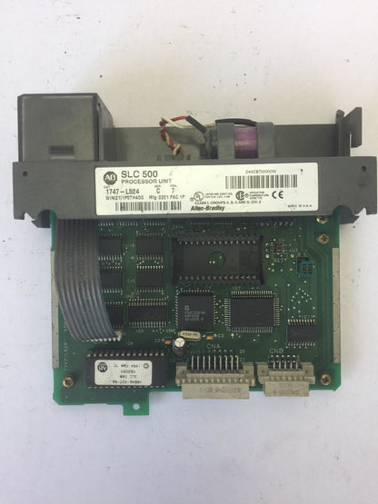 ALLEN BRADLEY 1747-L524 PROCESSOR UNIT SER C FRN 7 SLC 500