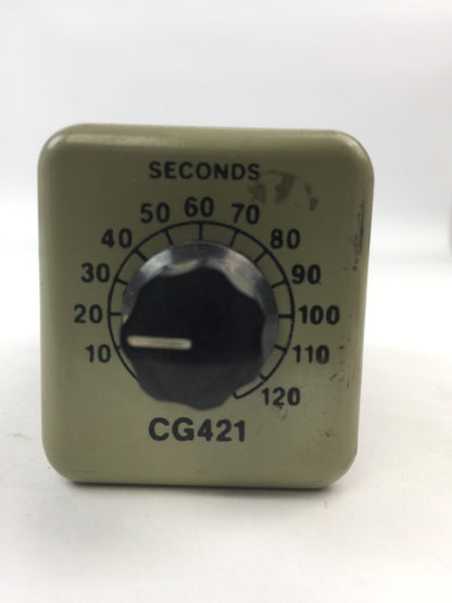 GW EAGLE SIGNAL CG421A6 TIME DELAY RELAY 120V 60HZ 120 SECONDS