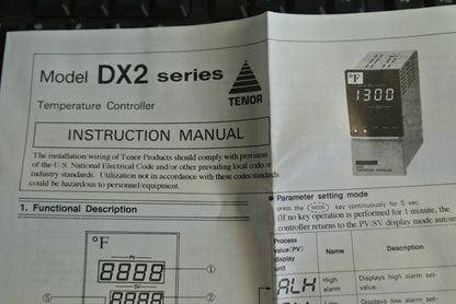 TENOR CONTROLS / HAN YOUNG DX2-CMWN - TEMPERATURE CONTROLLER - NEW SURPLUS