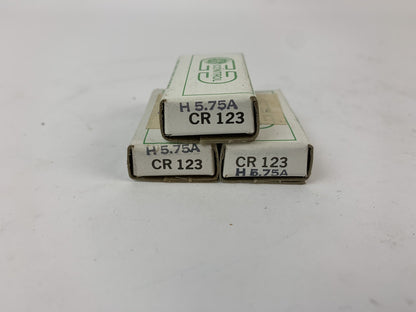 General Electric CR123 H5.75A Manual Starter Heater "Lot of 3"