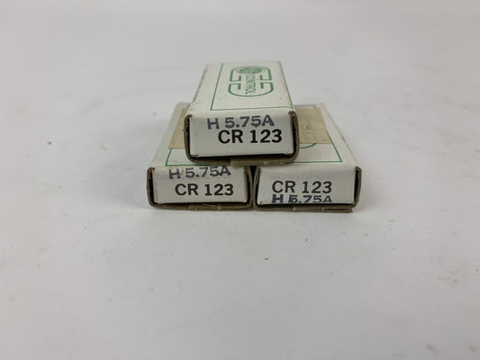 General Electric CR123 H5.75A Manual Starter Heater "Lot of 3"