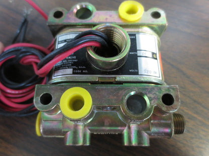 SKINNER V935LEH2075 V9-SERIES SOLENOID VALVE 4-WAY - 20W 75psi 120V NEW SURPLUS