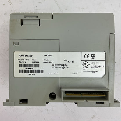 ALLEN BRADLEY 1768-PB3 SER A DIR/VER 10000017086 02 POWER SUPPLY 24VDC