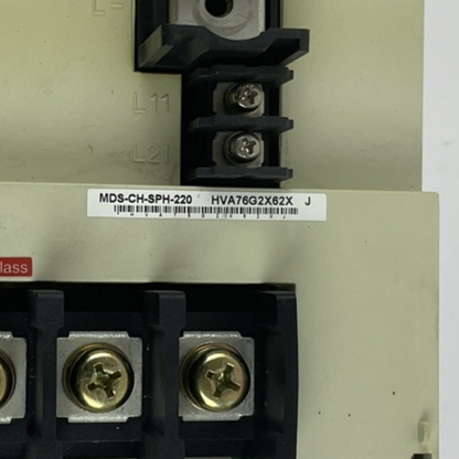 MITSUBISHI MDS-CH-SPH-220 SERVO DRIVE UNIT 22KW 1167HZ H/W VER.J 47A 648V