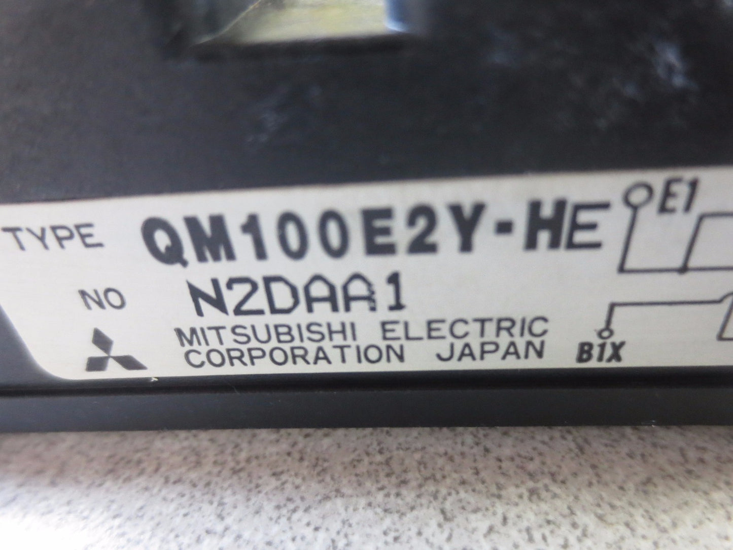 MITSUBISHI QM100E2Y-HE / N2DAA1 - IGBT POWER TRANSISTOR MODULE / THYRISTOR 100A