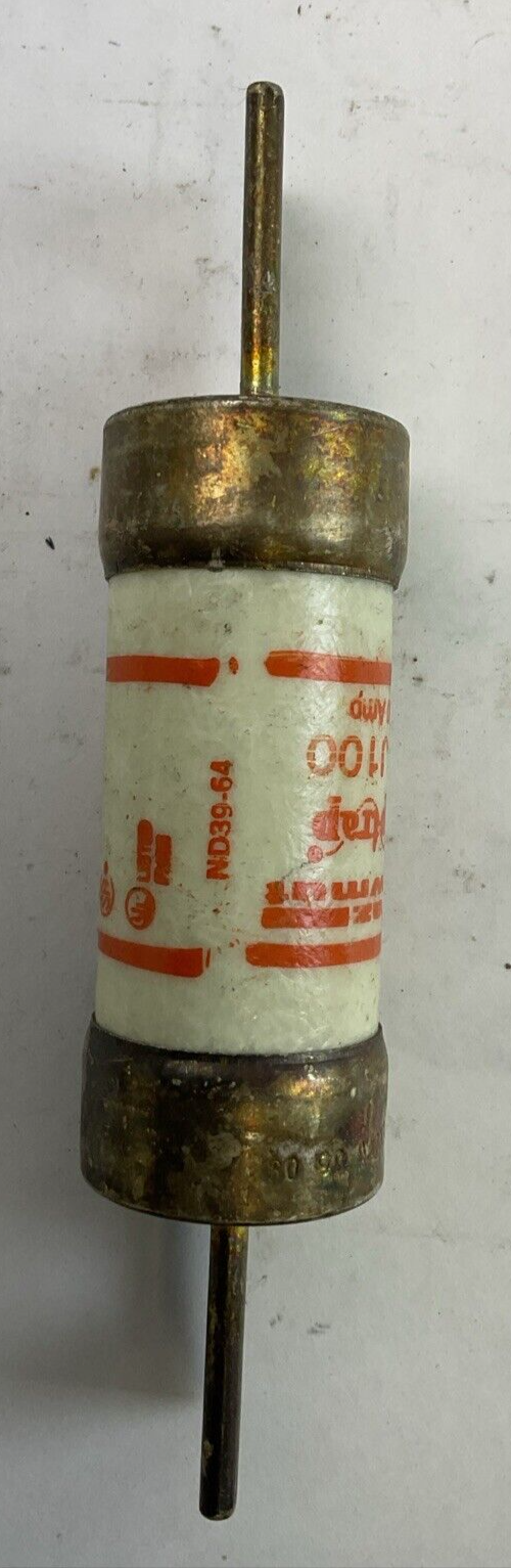 FERRAZ SHAWMUT A4J100 CURRENT LIMITING FUSE 300VDC 600VAC 100AMP