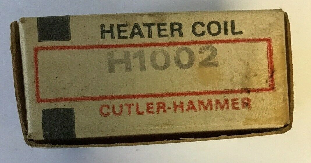 CUTLER HAMMER H1002 ADJ. OVERLOAD RELAY HEATER COIL ***LOTOF6***