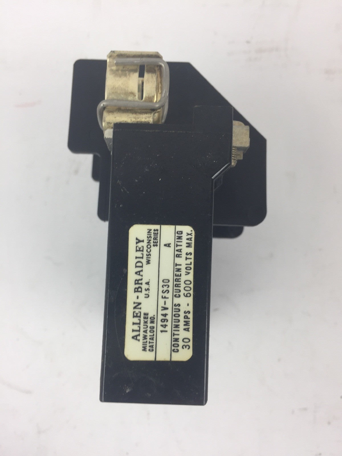 ALLEN BRADLEY 1494V-FS30 TRAILER FUSE BLOCK KIT 0-30A 600V FOR CLASS H & J FUSE