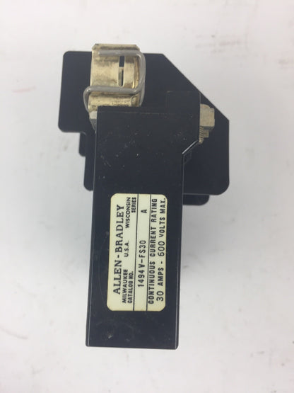 ALLEN BRADLEY 1494V-FS30 TRAILER FUSE BLOCK KIT 0-30A 600V FOR CLASS H & J FUSE
