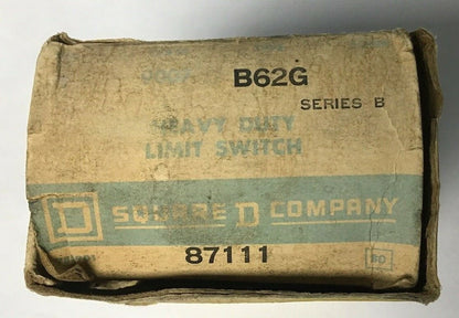 SQUARE D CLASS 9007 B62G  SER.B HEAVY DUTY LIMIT SWITCH