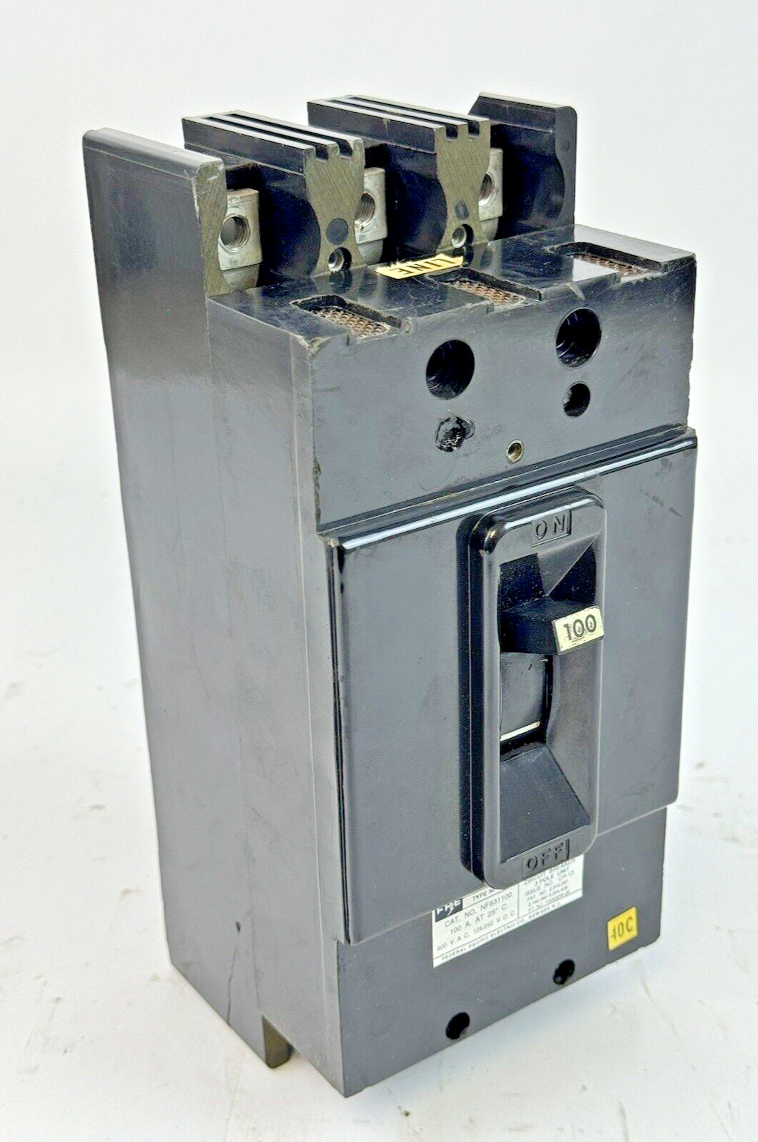 FEDERAL PACIFIC / FPE - NF631100 - CIRCUIT BREAKER - 3 POLE/600VAC/100A - NEW***