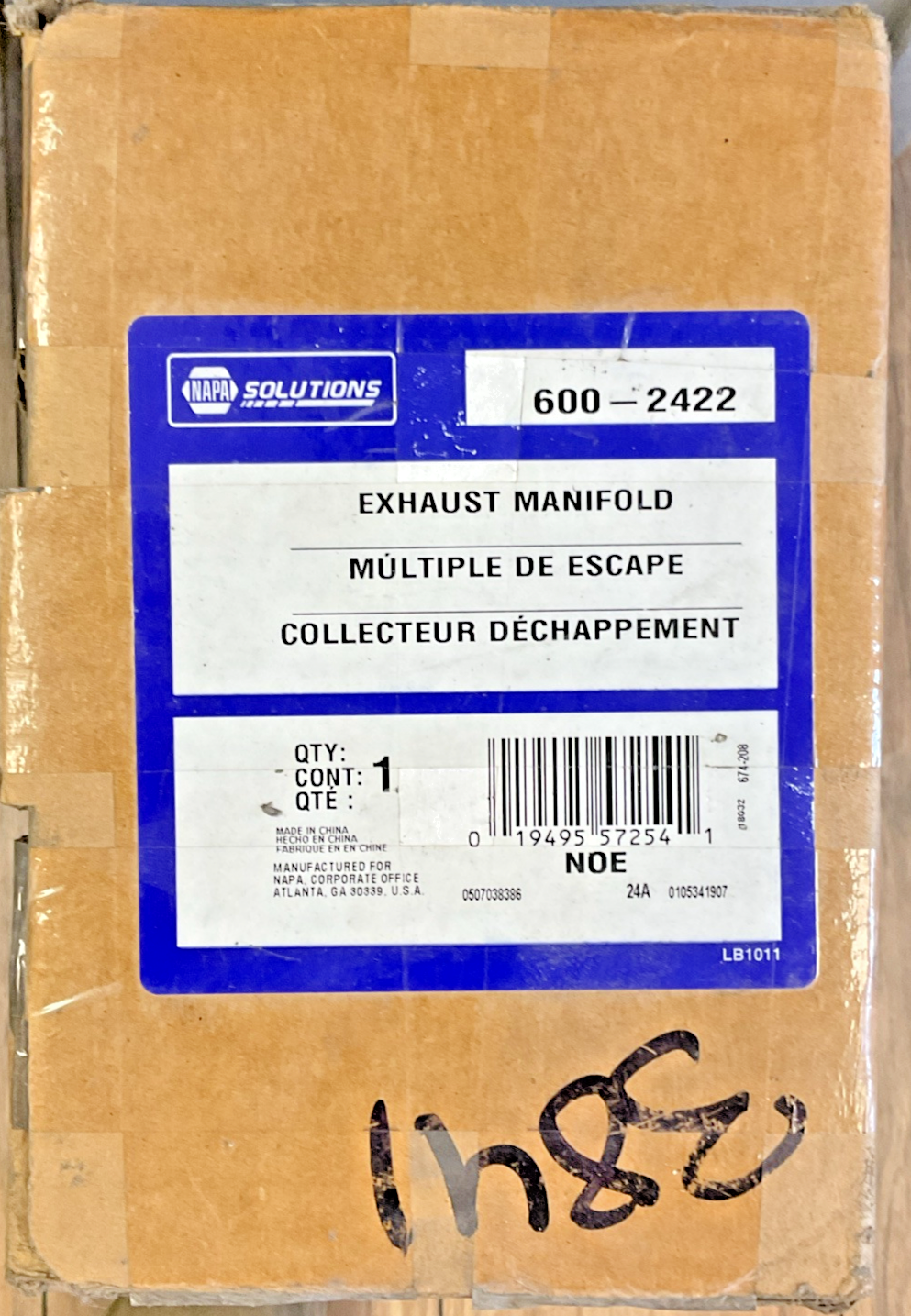 NAPA  600-2422 EXHAUST MANIFOLD 503719A/B