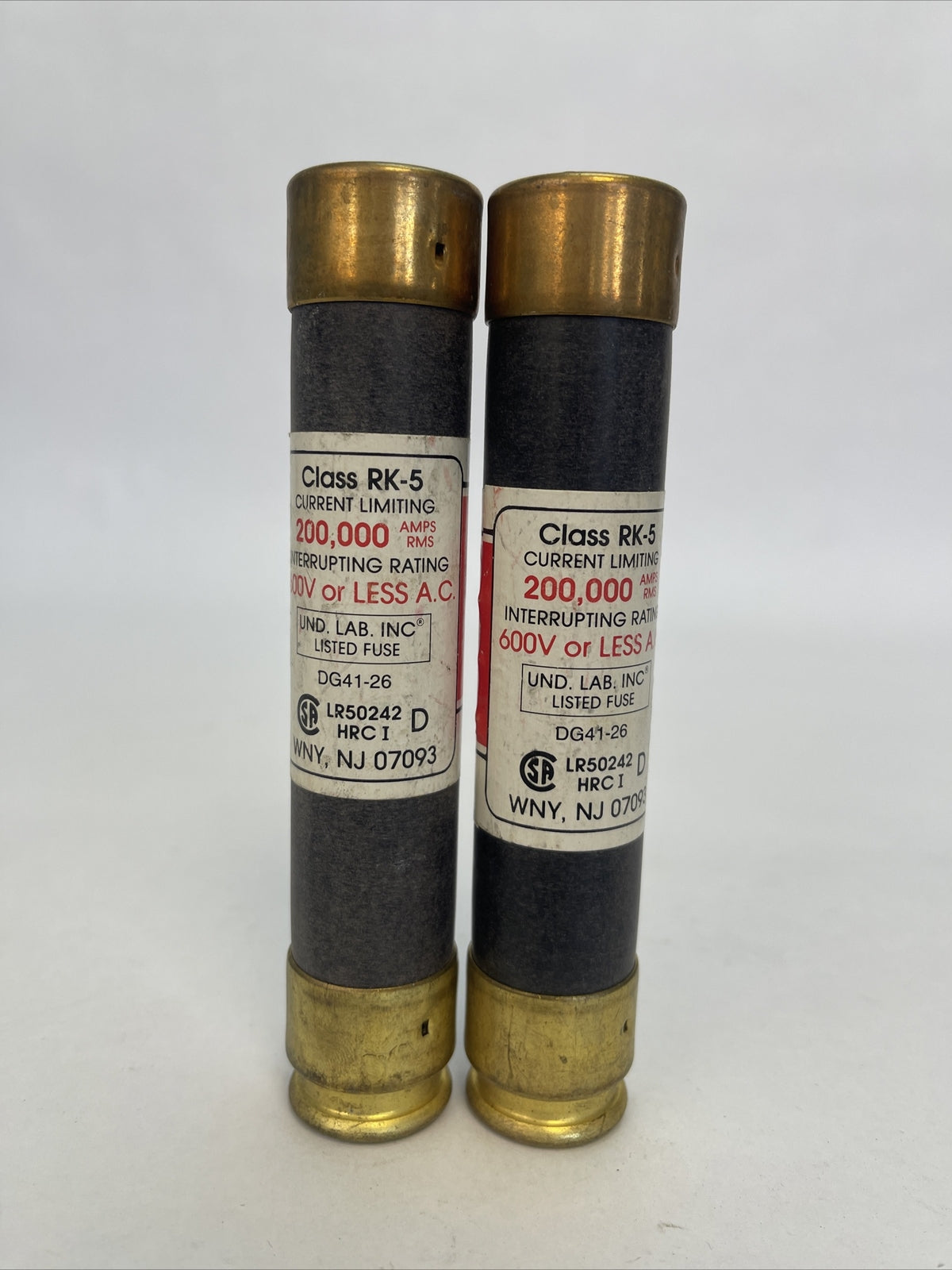 CEFCO CRS-R60 DUAL ELEMENT TIME DELAY CLASS RK5 60AMP 600VAC FUSE (LOT OF 2)