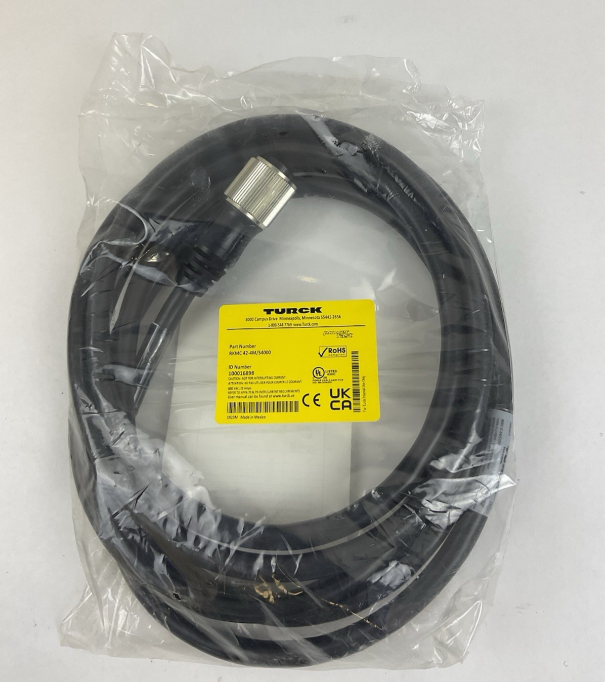 RKMC 42-4M/S4000 Power Cordset – Connection Cable