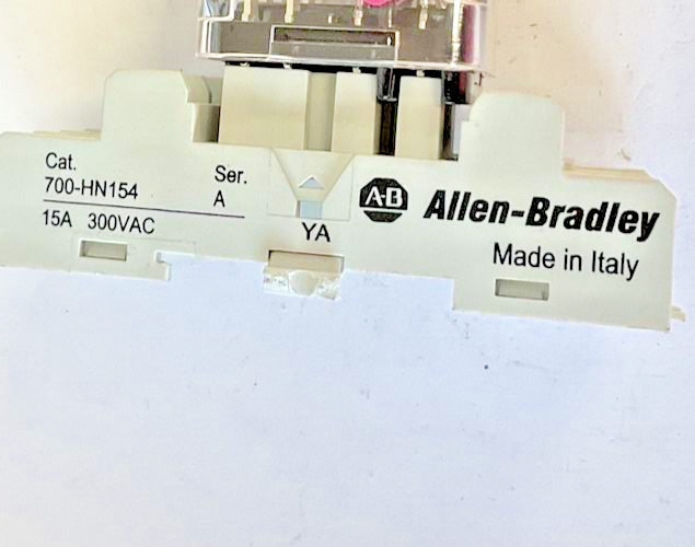 TYCO KUP-14D15-24 RELAY 24VDC W/ ALLEN BRADLEY 700-HN154 SER.A  15A ***LOTOF4***