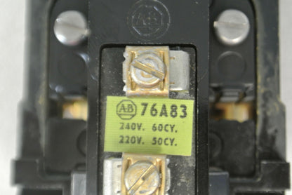 ALLEN-BRADLEY 700-BR030A2 TYPE BR AC RELAY / 240V, 60Hz / 3 N.C. / NEW SURPLUS