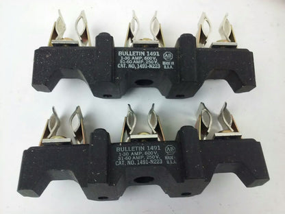 ALLEN BRADLEY 1491-N223 SER. A, FUSE BLOCK, 60A-250V, 30A- 600V, 3P, NEW OTHER