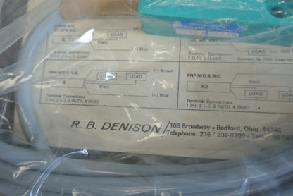 R.B. DENISON / PEPPERL + FUCHS NJ4-F-W-S / NJ 4-F-W-S PROX. SWITCH - NEW SURPLUS