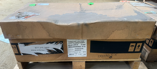 EMERSON 63-23-250-8 CONSTANT VOLTAGE POWER CONDITIONER 5 KVA 120/208/240/480